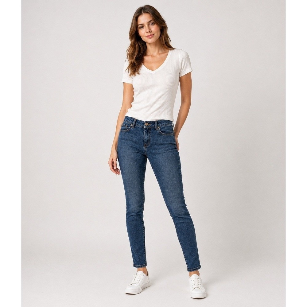 MICHAEL KORS Skinny Jeans Womens 4 Blue Cotton Blend